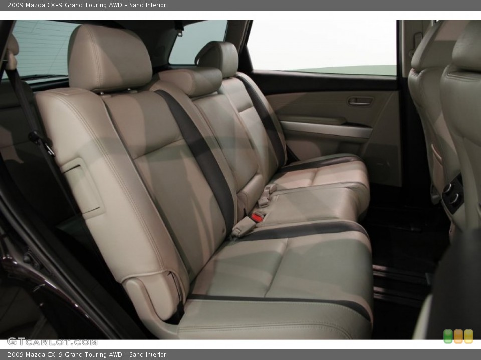 Sand Interior Rear Seat for the 2009 Mazda CX-9 Grand Touring AWD #82939156