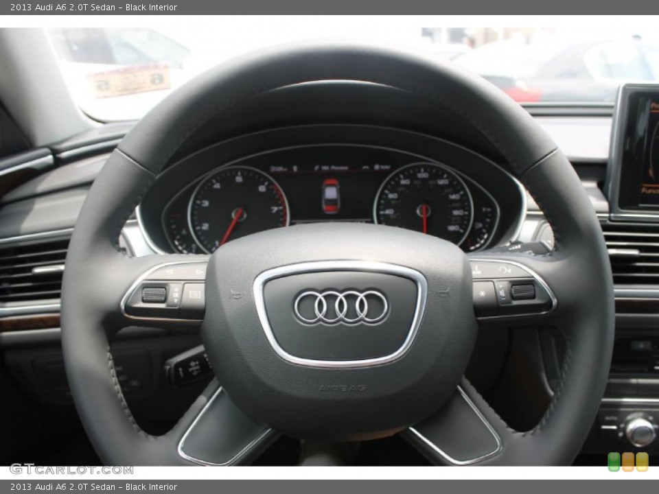 Black Interior Steering Wheel for the 2013 Audi A6 2.0T Sedan #82939162
