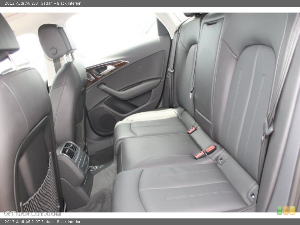 Black Interior Rear Seat for the 2013 Audi A6 2.0T Sedan #82939291
