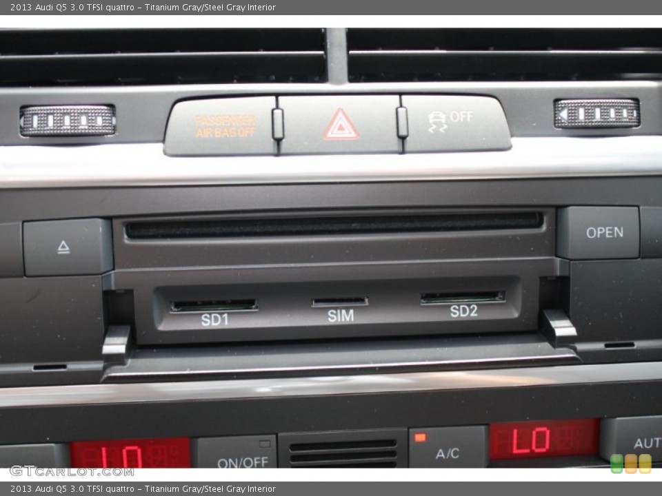 Titanium Gray/Steel Gray Interior Audio System for the 2013 Audi Q5 3.0 TFSI quattro #82941146