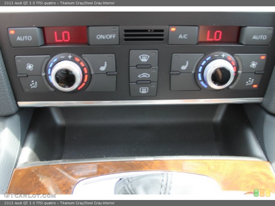 Titanium Gray/Steel Gray Interior Controls for the 2013 Audi Q5 3.0 TFSI quattro #82941175