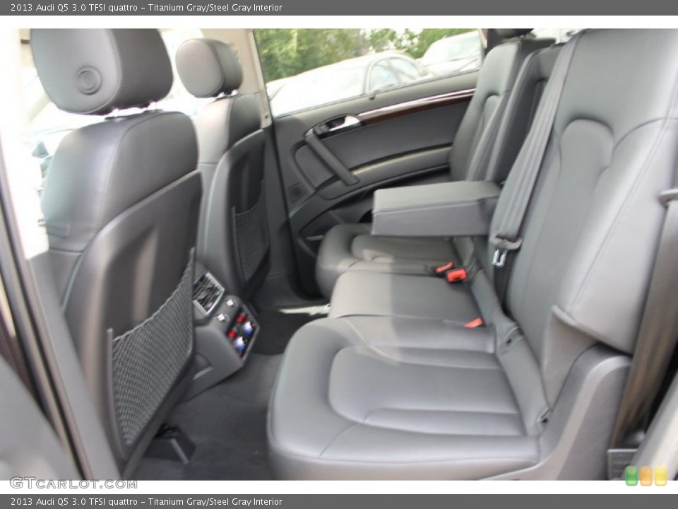 Titanium Gray/Steel Gray Interior Rear Seat for the 2013 Audi Q5 3.0 TFSI quattro #82941418