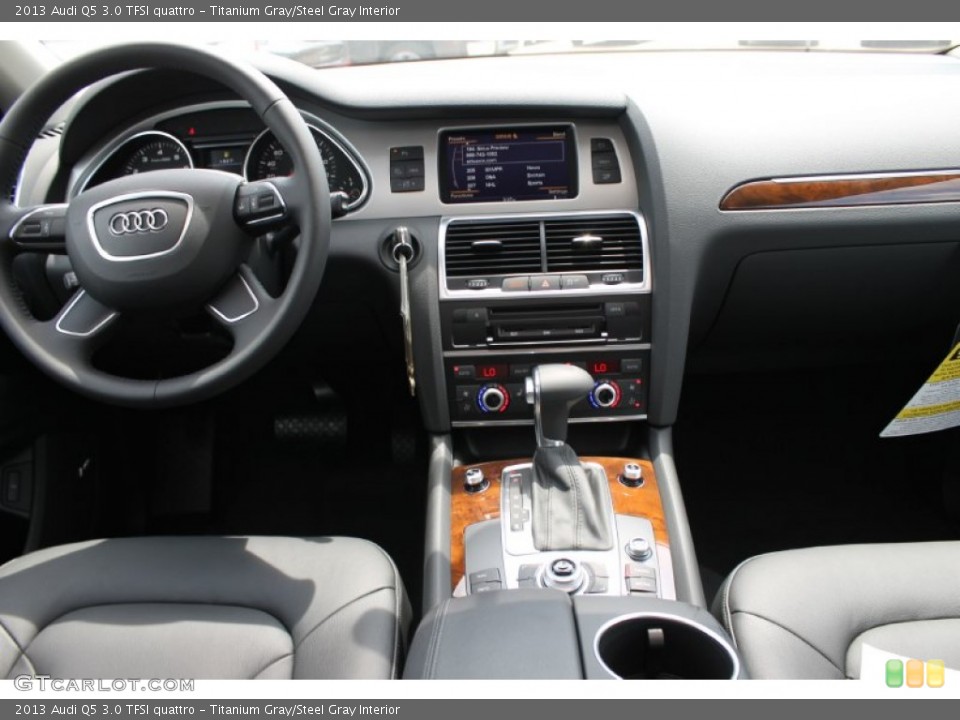 Titanium Gray/Steel Gray Interior Dashboard for the 2013 Audi Q5 3.0 TFSI quattro #82941496