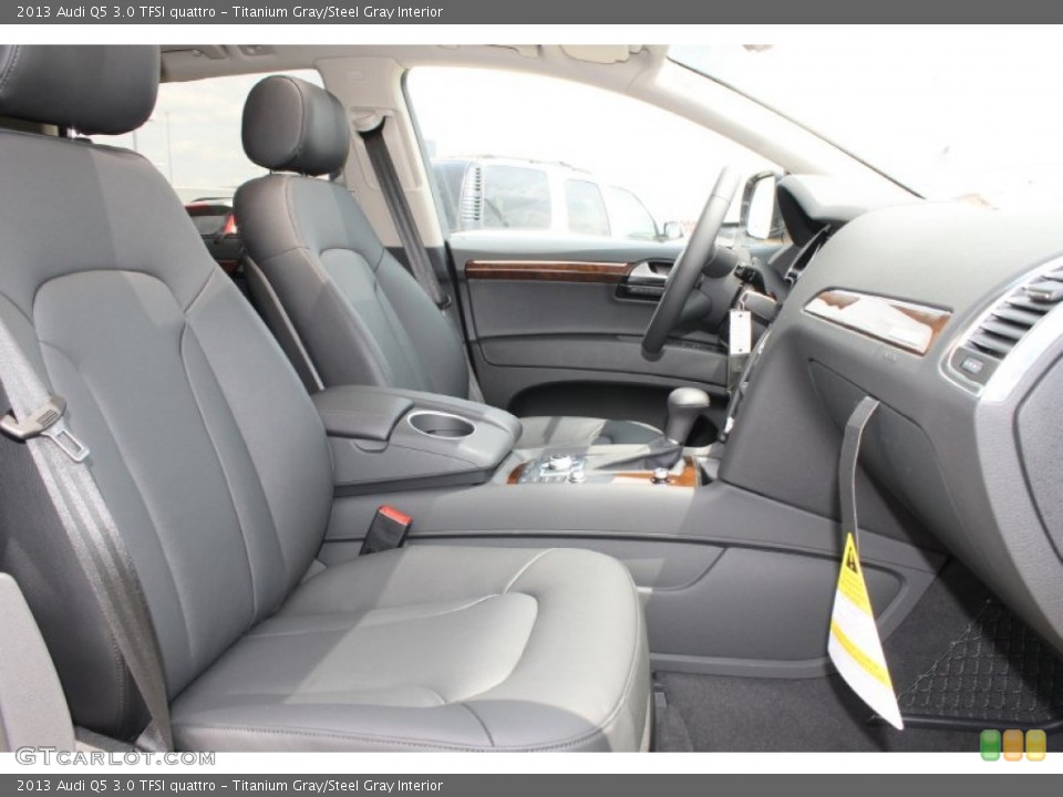 Titanium Gray/Steel Gray 2013 Audi Q5 Interiors