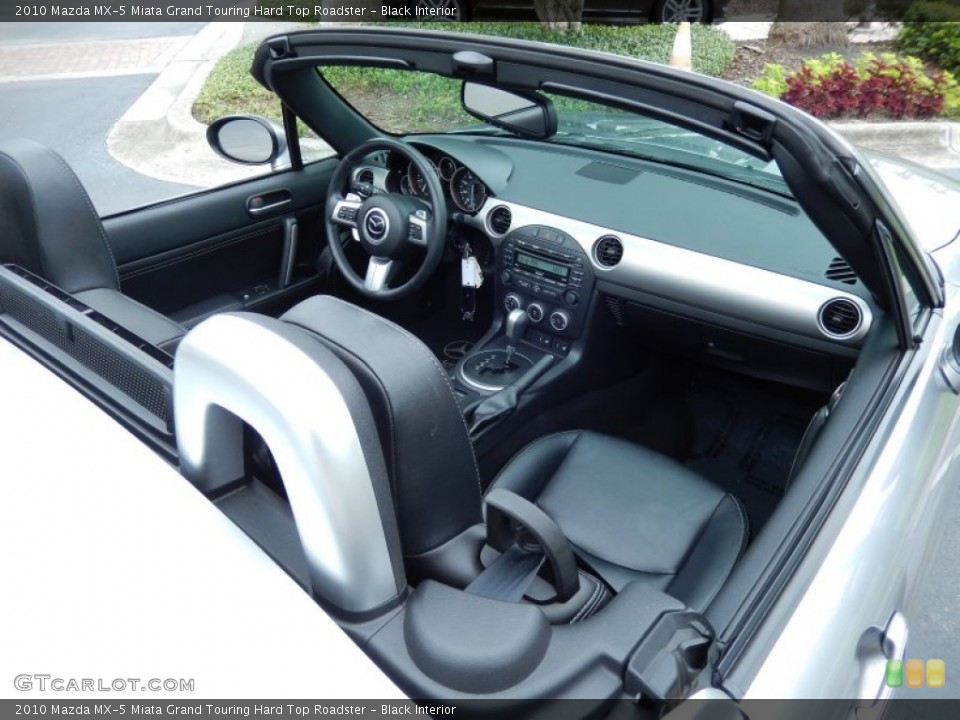 Black Interior Photo for the 2010 Mazda MX-5 Miata Grand Touring Hard Top Roadster #82942234