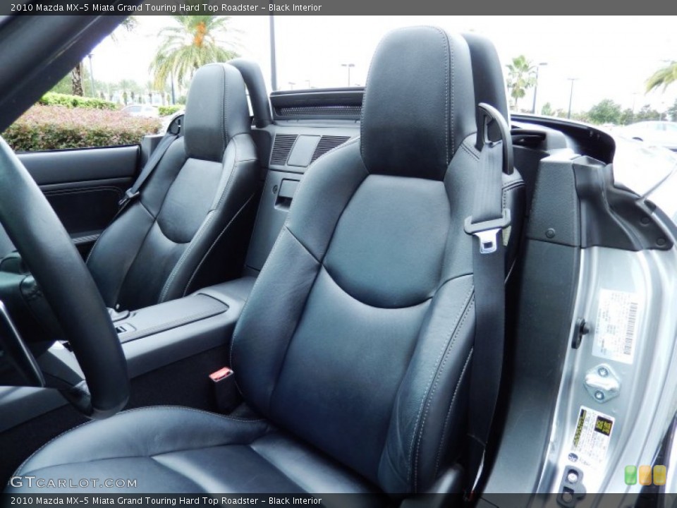 Black Interior Front Seat for the 2010 Mazda MX-5 Miata Grand Touring Hard Top Roadster #82942390