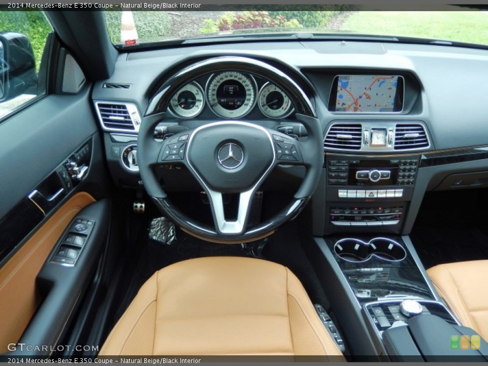 Natural Beige/Black Interior Dashboard for the 2014 Mercedes-Benz E 350 Coupe #82942922