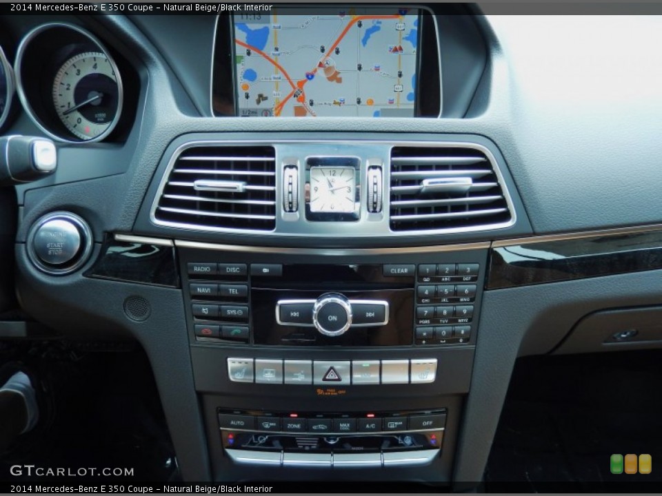 Natural Beige/Black Interior Controls for the 2014 Mercedes-Benz E 350 Coupe #82942965