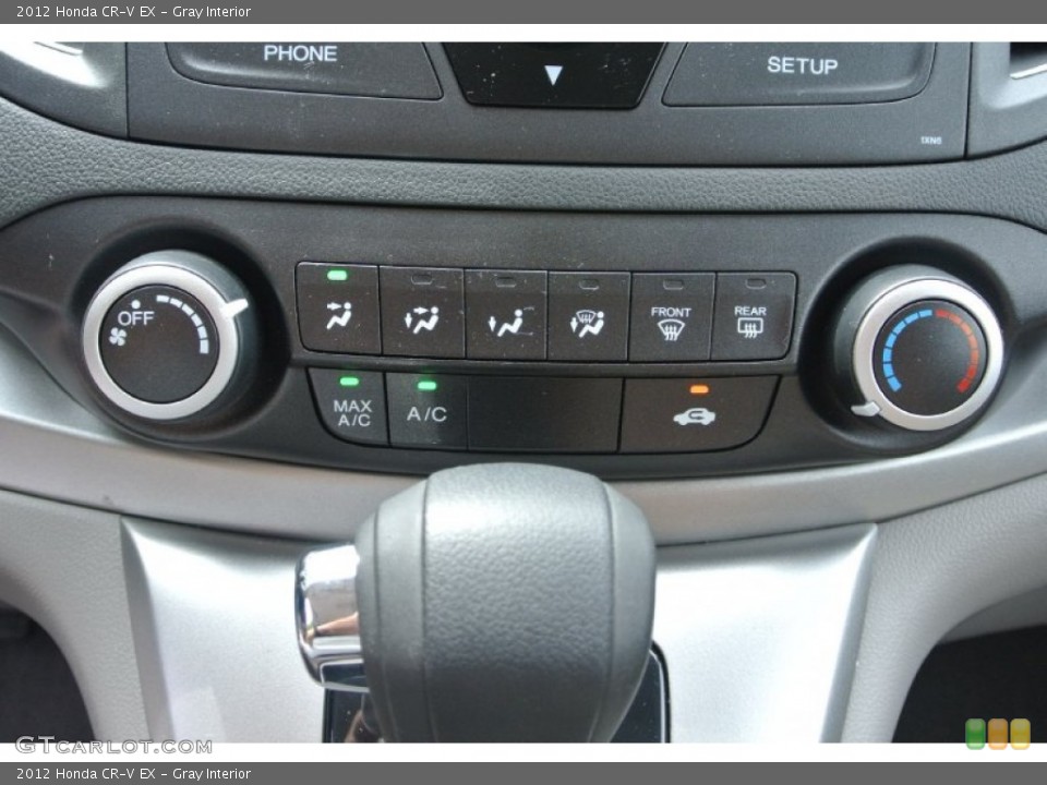 Gray Interior Controls for the 2012 Honda CR-V EX #82943273