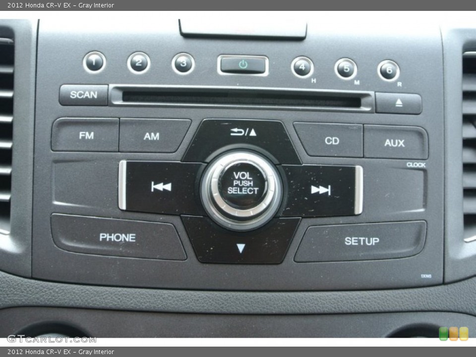 Gray Interior Controls for the 2012 Honda CR-V EX #82943296
