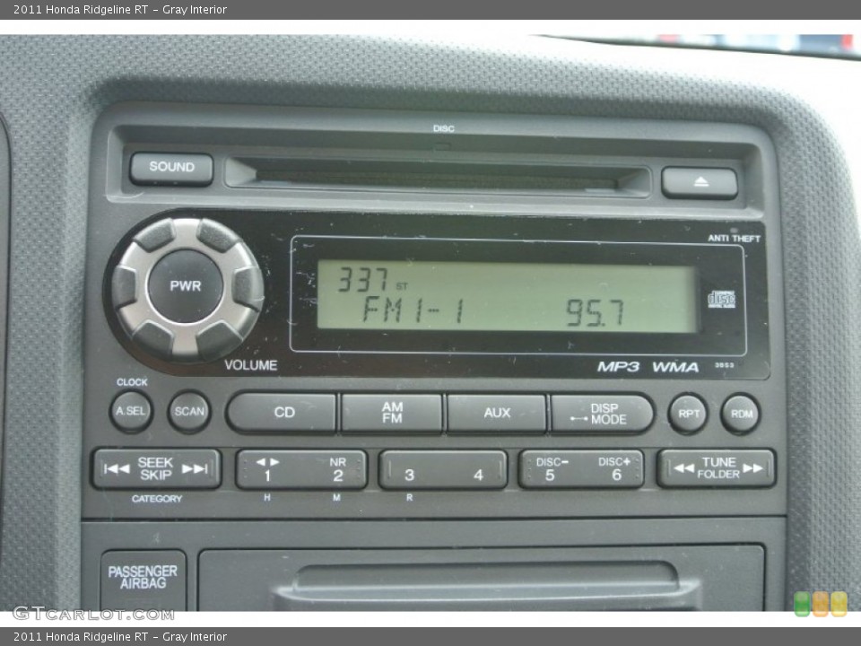 Gray Interior Audio System for the 2011 Honda Ridgeline RT #82943944