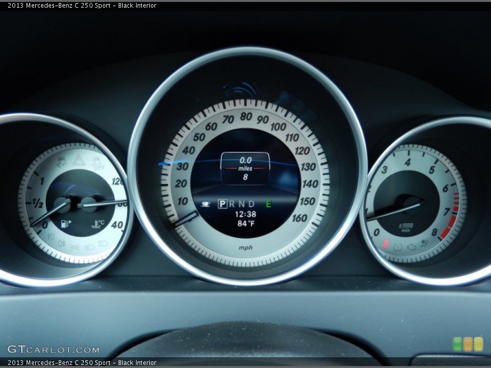 Black Interior Gauges for the 2013 Mercedes-Benz C 250 Sport #82944383