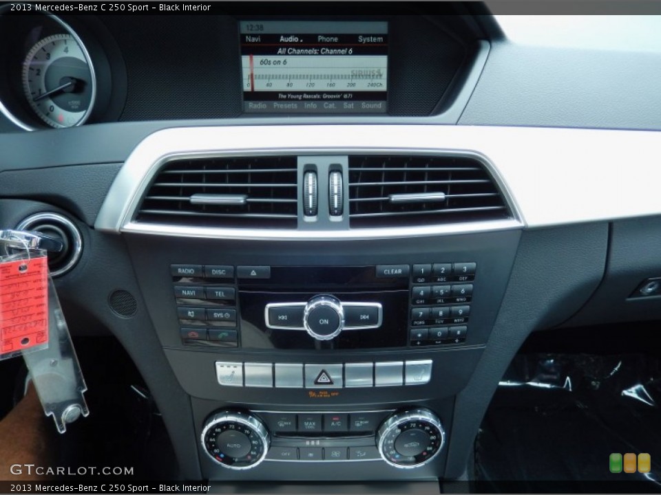 Black Interior Controls for the 2013 Mercedes-Benz C 250 Sport #82944408