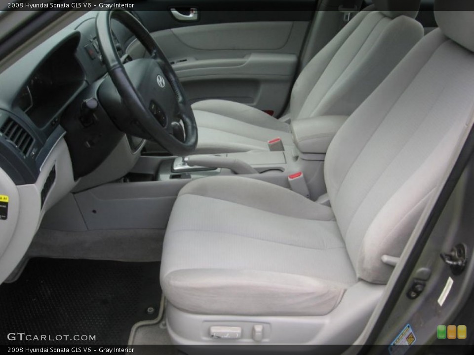Gray Interior Photo for the 2008 Hyundai Sonata GLS V6 #82944960