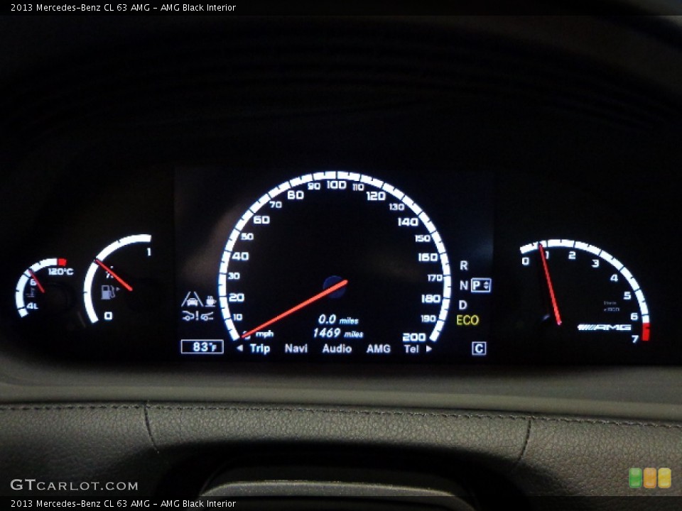 AMG Black Interior Gauges for the 2013 Mercedes-Benz CL 63 AMG #82945495
