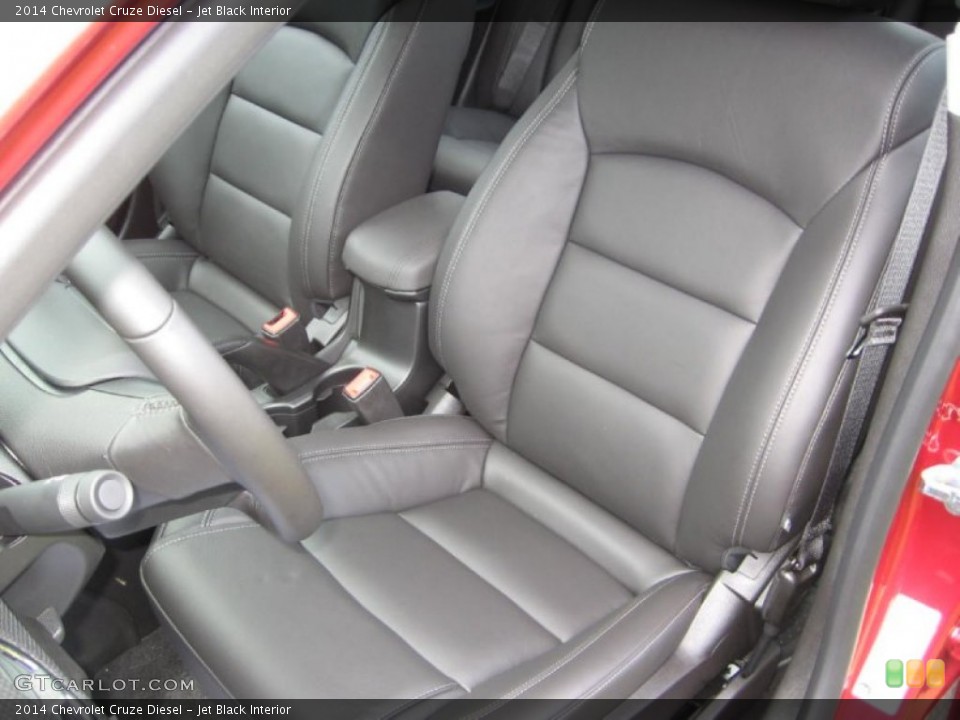 Jet Black Interior Front Seat for the 2014 Chevrolet Cruze Diesel #82945573