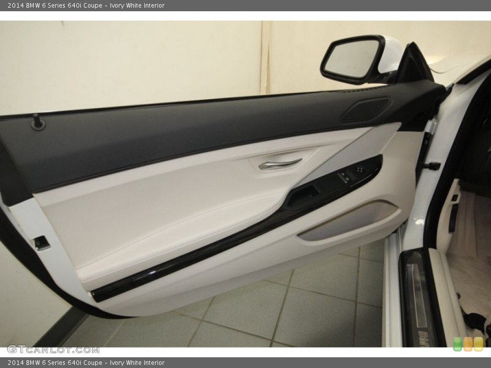 Ivory White Interior Door Panel for the 2014 BMW 6 Series 640i Coupe #82946042