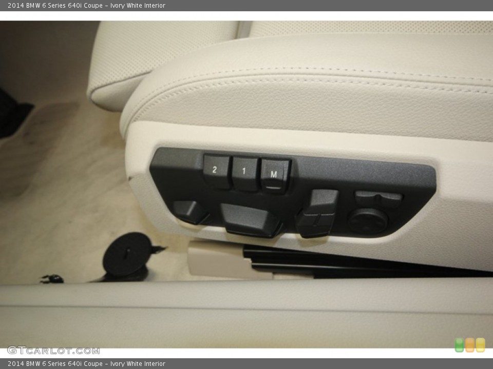 Ivory White Interior Controls for the 2014 BMW 6 Series 640i Coupe #82946083