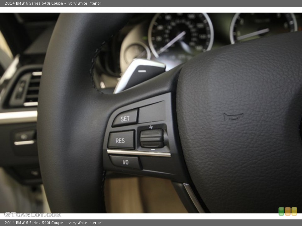 Ivory White Interior Controls for the 2014 BMW 6 Series 640i Coupe #82946346