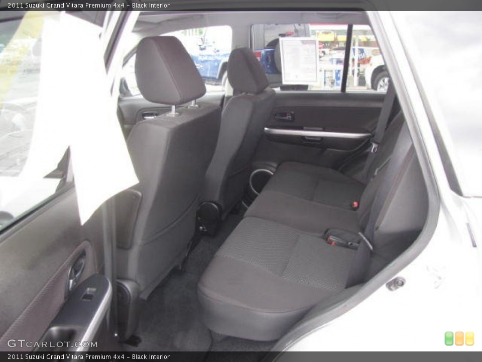 Black Interior Rear Seat for the 2011 Suzuki Grand Vitara Premium 4x4 #82946360