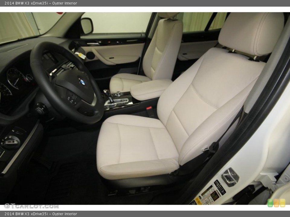 Oyster Interior Front Seat for the 2014 BMW X3 xDrive35i #82946524