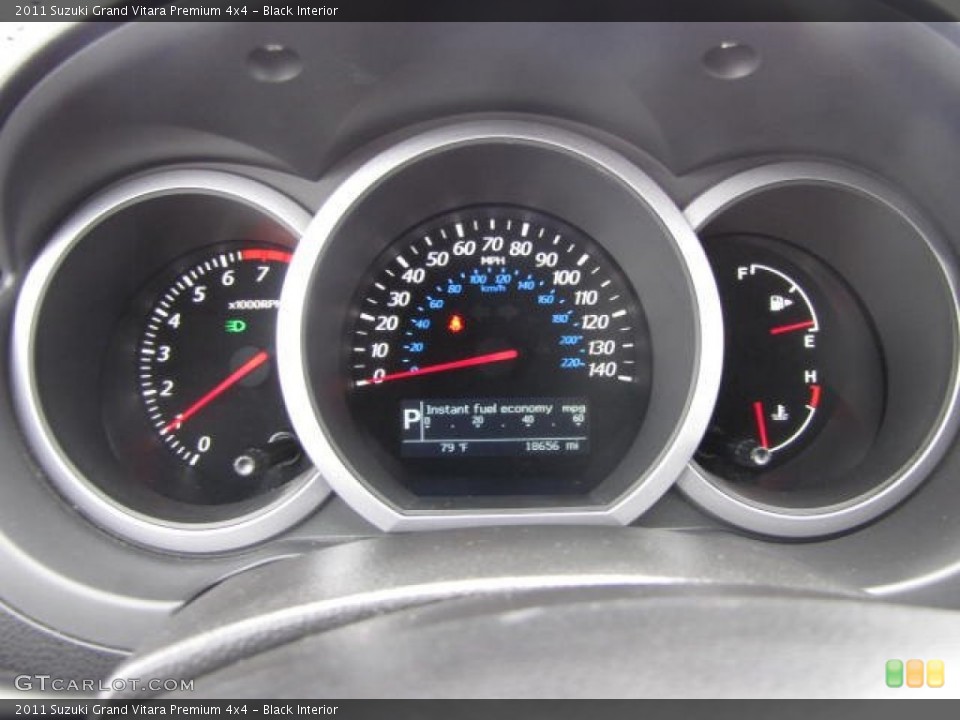 Black Interior Gauges for the 2011 Suzuki Grand Vitara Premium 4x4 #82946548