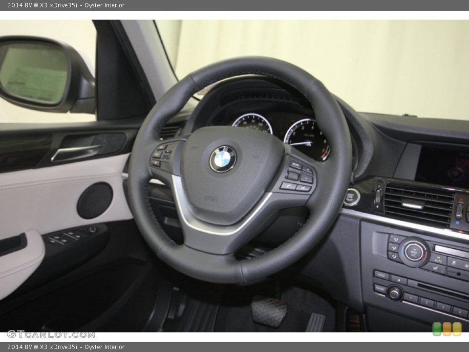 Oyster Interior Steering Wheel for the 2014 BMW X3 xDrive35i #82947106