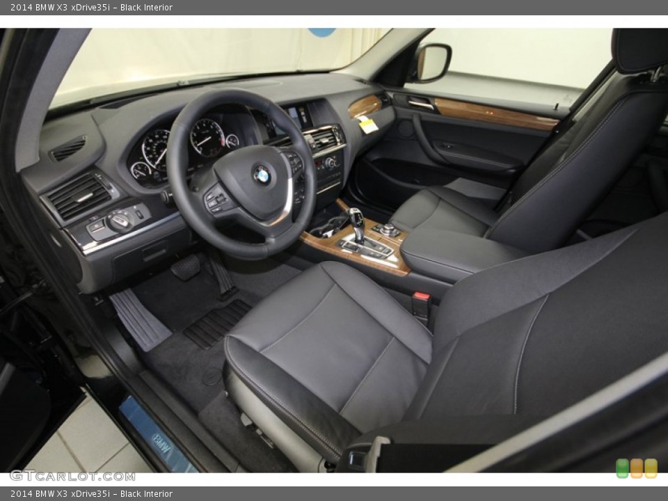 Black 2014 BMW X3 Interiors