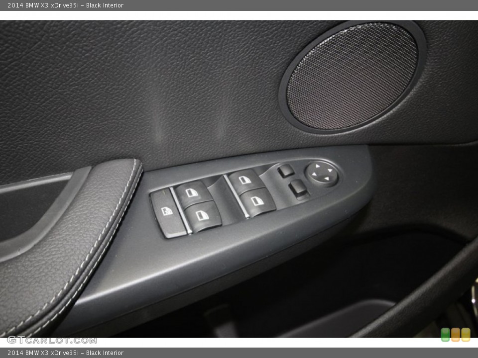 Black Interior Controls for the 2014 BMW X3 xDrive35i #82947504