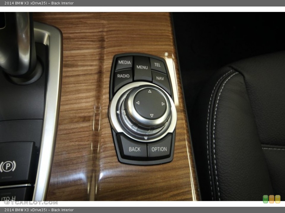 Black Interior Controls for the 2014 BMW X3 xDrive35i #82947670
