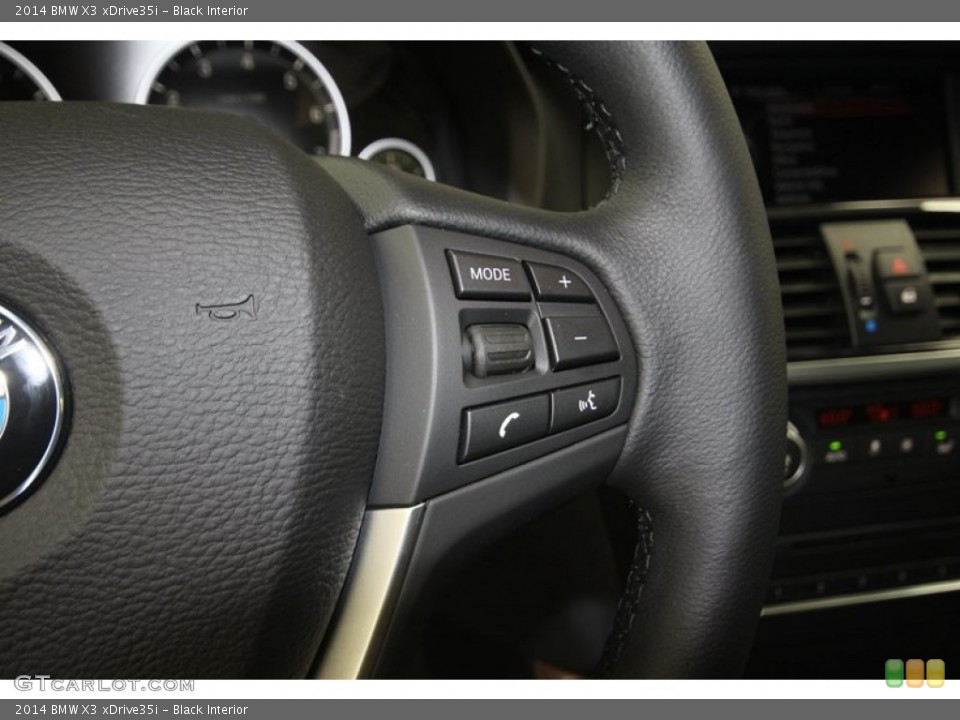 Black Interior Controls for the 2014 BMW X3 xDrive35i #82947742
