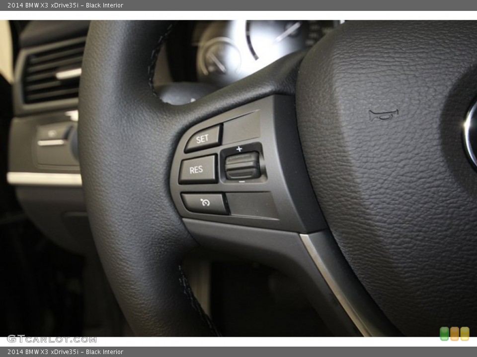 Black Interior Controls for the 2014 BMW X3 xDrive35i #82947766