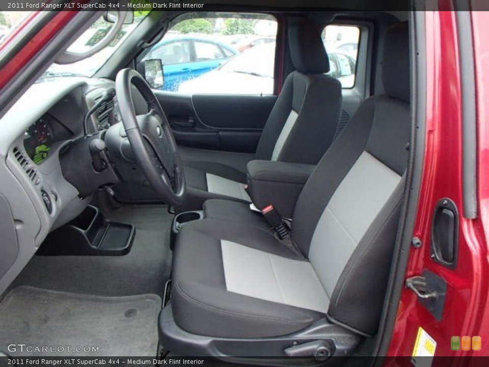 Medium Dark Flint Interior Front Seat for the 2011 Ford Ranger XLT SuperCab 4x4 #82948432