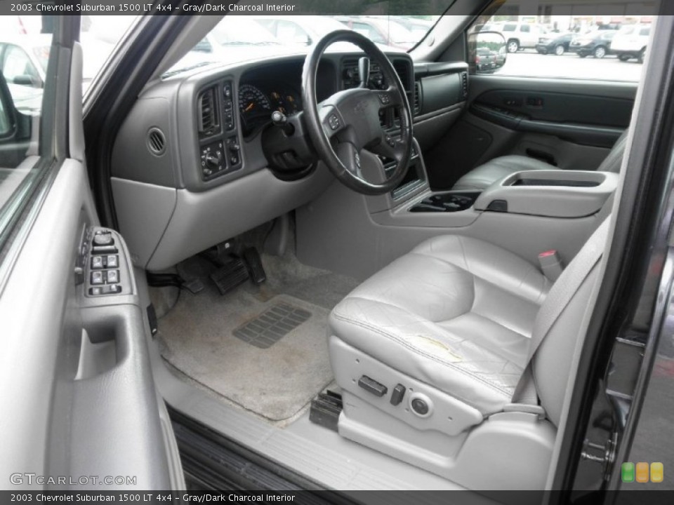 Gray/Dark Charcoal 2003 Chevrolet Suburban Interiors
