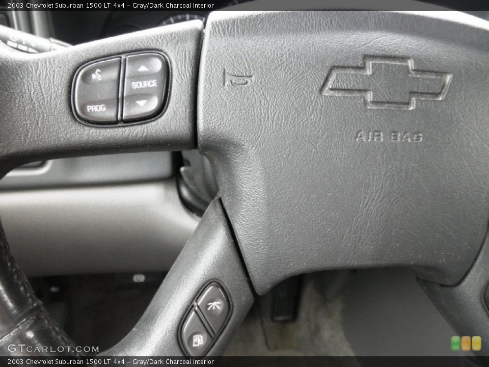 Gray/Dark Charcoal Interior Controls for the 2003 Chevrolet Suburban 1500 LT 4x4 #82952166