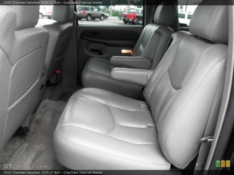 Gray/Dark Charcoal Interior Rear Seat for the 2003 Chevrolet Suburban 1500 LT 4x4 #82952377