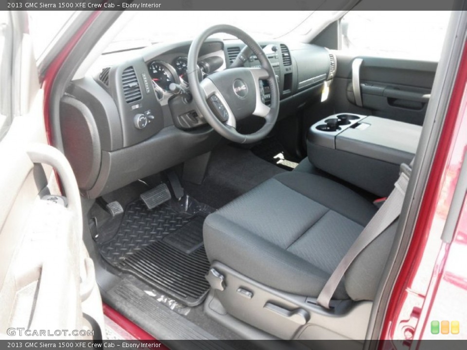 Ebony Interior Photo for the 2013 GMC Sierra 1500 XFE Crew Cab #82952738