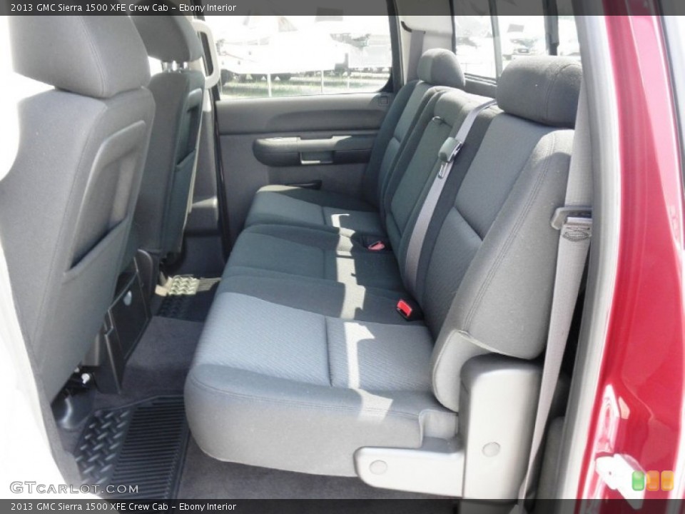 Ebony Interior Rear Seat for the 2013 GMC Sierra 1500 XFE Crew Cab #82952878