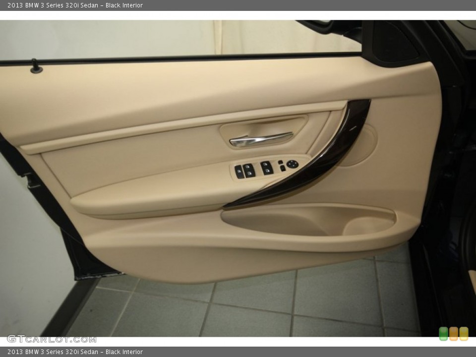 Black Interior Door Panel for the 2013 BMW 3 Series 320i Sedan #82953751