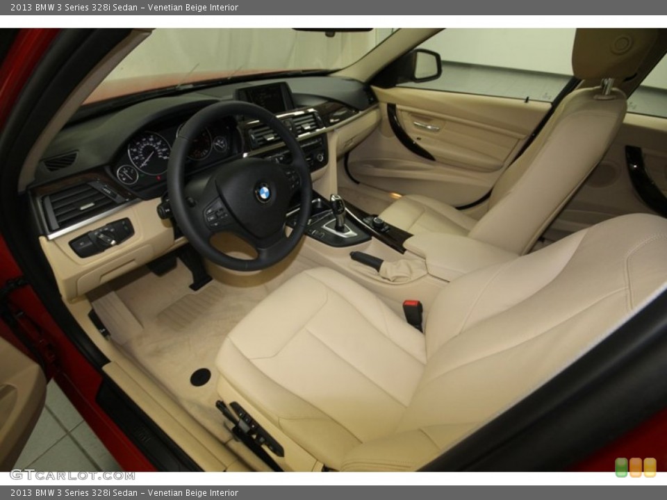 Venetian Beige Interior Photo for the 2013 BMW 3 Series 328i Sedan #82954405