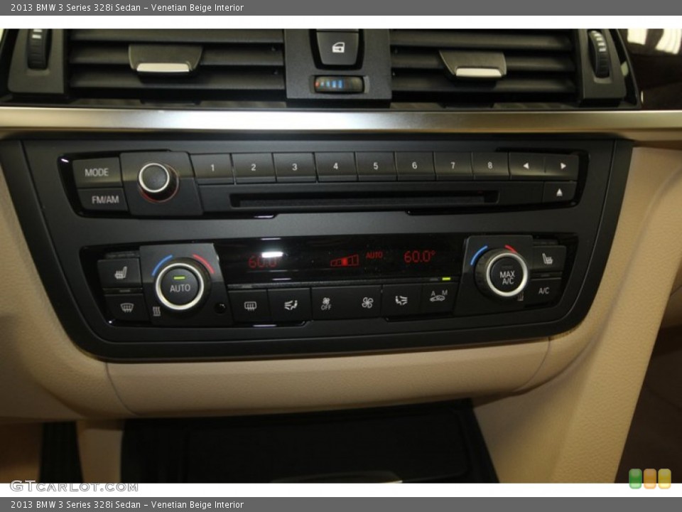 Venetian Beige Interior Controls for the 2013 BMW 3 Series 328i Sedan #82954551