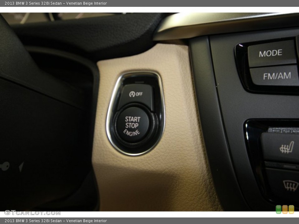 Venetian Beige Interior Controls for the 2013 BMW 3 Series 328i Sedan #82954641