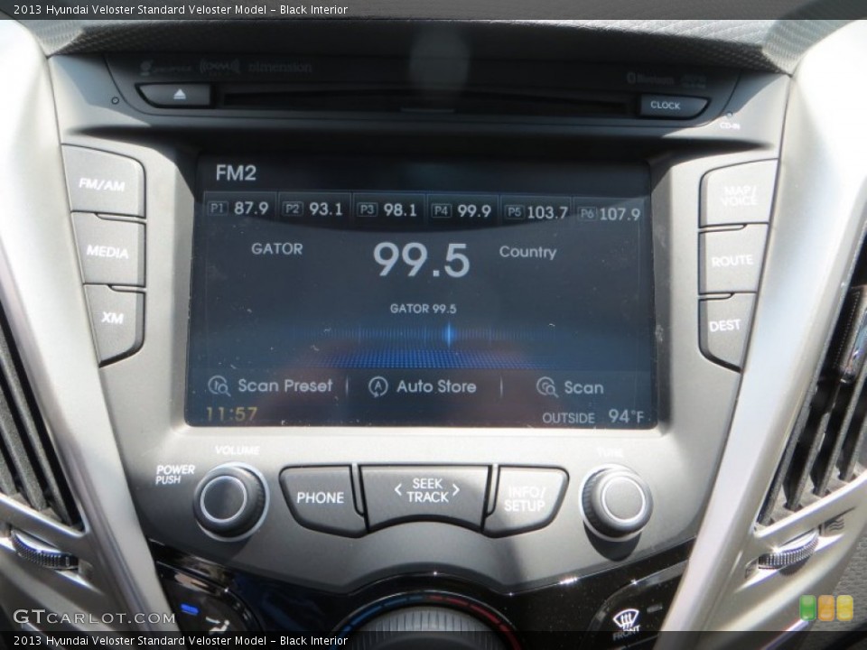 Black Interior Audio System for the 2013 Hyundai Veloster  #82955388