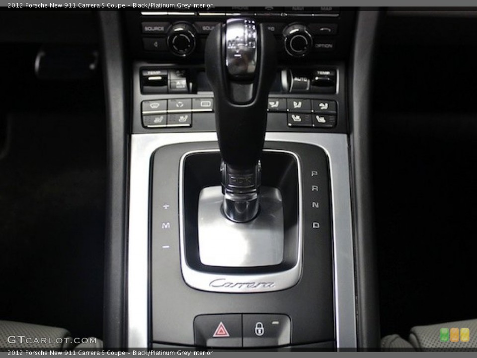 Black/Platinum Grey Interior Transmission for the 2012 Porsche New 911 Carrera S Coupe #82956954