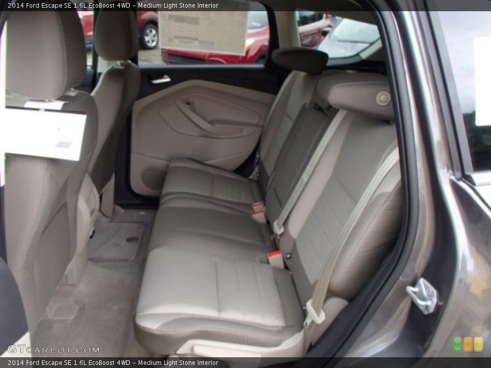 Medium Light Stone Interior Rear Seat for the 2014 Ford Escape SE 1.6L EcoBoost 4WD #82957999