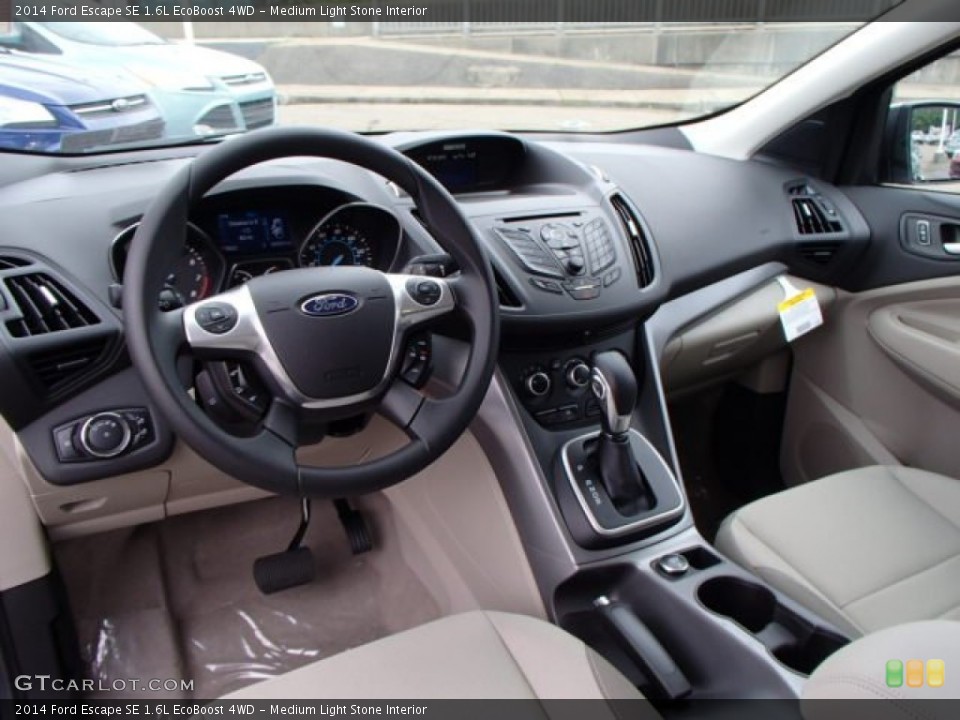Medium Light Stone Interior Prime Interior for the 2014 Ford Escape SE 1.6L EcoBoost 4WD #82958031