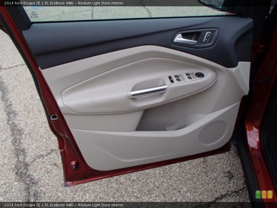 Medium Light Stone Interior Door Panel for the 2014 Ford Escape SE 1.6L EcoBoost 4WD #82958389