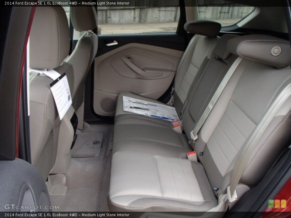 Medium Light Stone Interior Rear Seat for the 2014 Ford Escape SE 1.6L EcoBoost 4WD #82958408