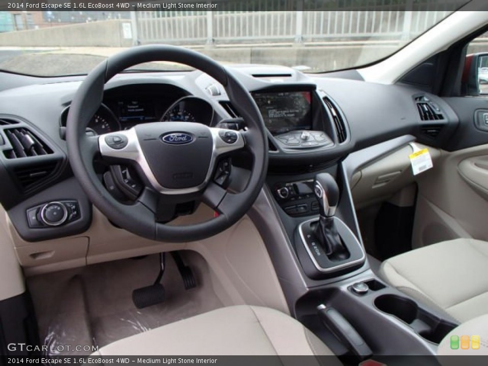 Medium Light Stone Interior Prime Interior for the 2014 Ford Escape SE 1.6L EcoBoost 4WD #82958448