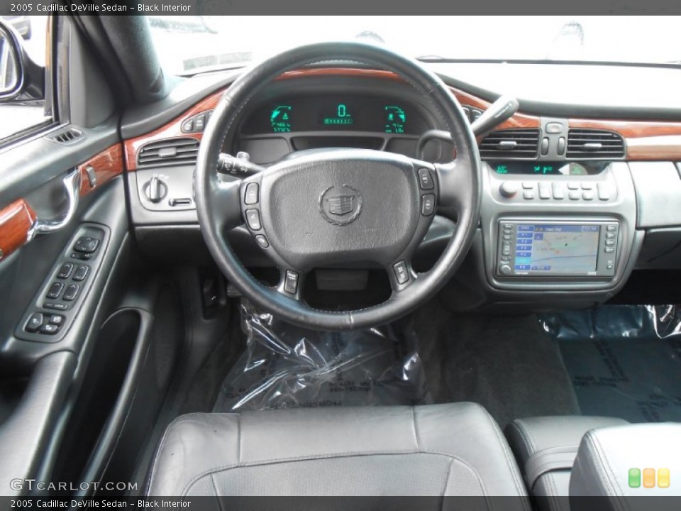 Black Interior Dashboard for the 2005 Cadillac DeVille Sedan #82964162